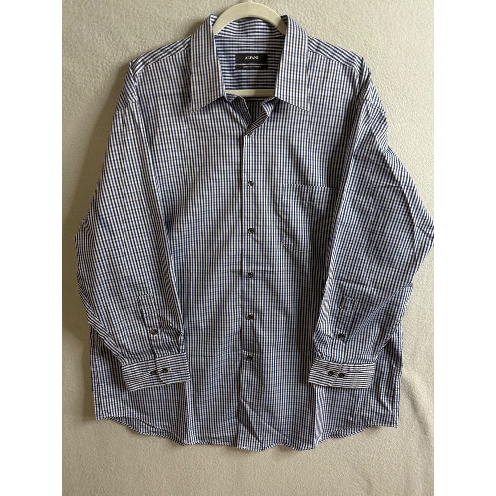 Alfani Button Up Men's Extra‎ Large Stretch Fabric Easy Care Dress Shirt